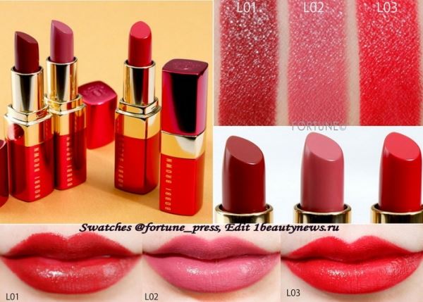 Свотчи новых губных помад Bobbi Brown Luxe Lip Color Chinese New Year 2020 — Swatches