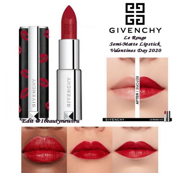 Лимитированная губная помада Givenchy Le Rouge Semi-Matte Lipstick Valentines Day 2020 уже в продаже!