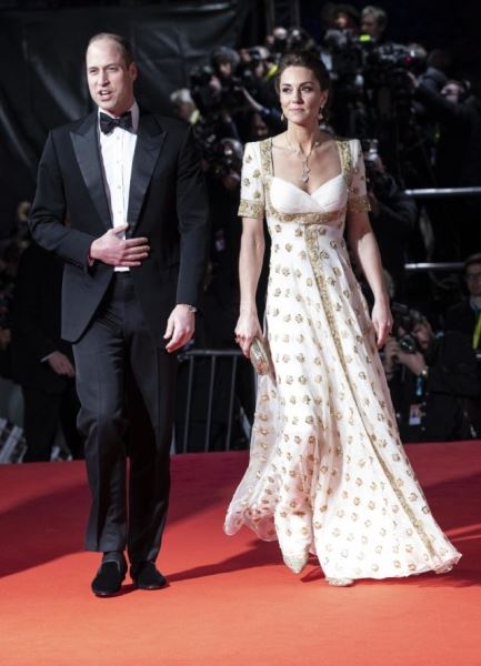 Брэд Питт пошутил о принце Гарри в присутствии принца Уильяма на BAFTA 2020